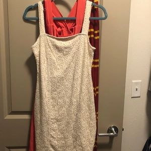 White lace dress. Hollister